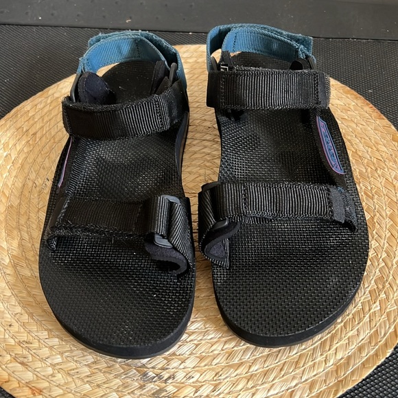 Merrell Outdoor Slides Strap Velcro Sandals Size 10 - Picture 9 of 14
